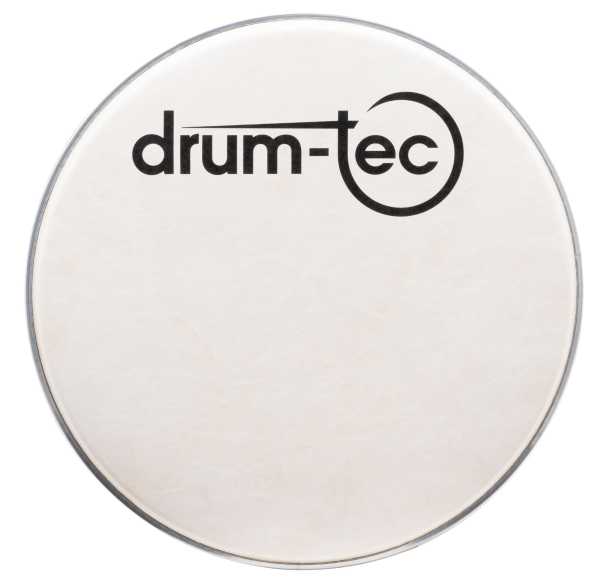 drum-tec Frontfell (fiber skin) mit schwarzem Logo