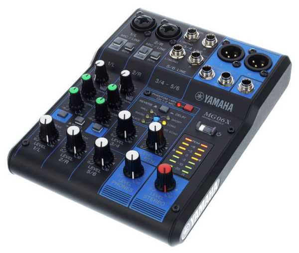 Yamaha MG06X 6 Kanal Mixer mit Effekten