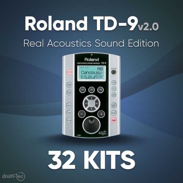 Real Acoustics Sound Edition Roland TD-9 v2.0